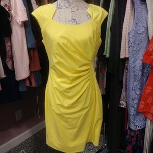 Calvin Klein yellow dress